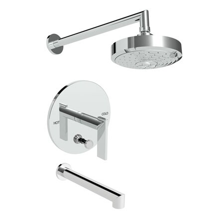 Newport Brass Balanced Pressure Tub & Shower Trim Set in Polished Chrome 3-2492BP/26